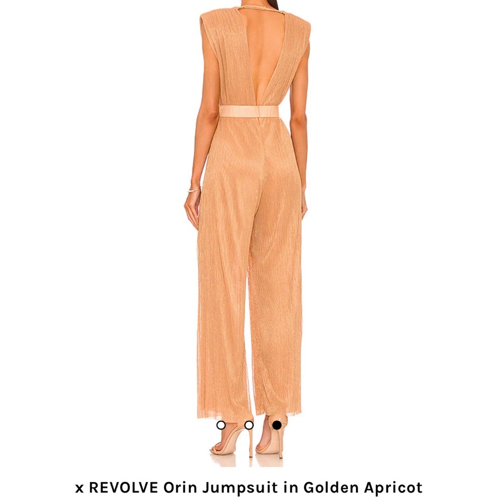 Sabina musayev apricot jumpsuit